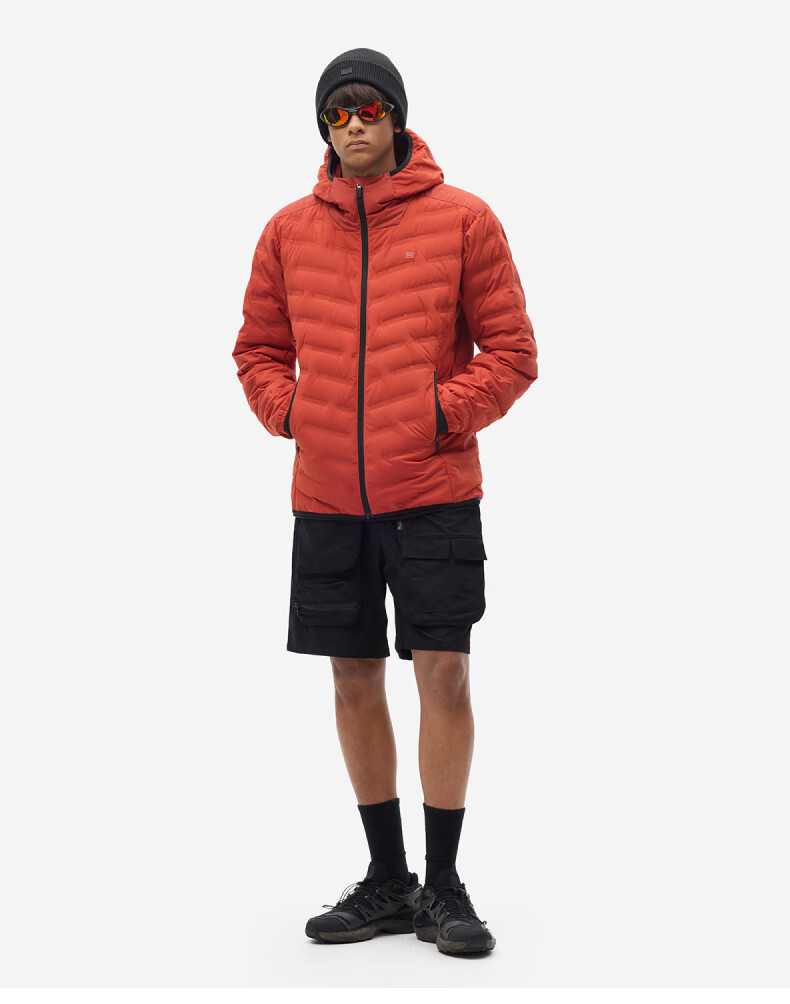 Jiao Nei Hydrogen 502Air Men's Twill Bonded Hooded Lightweight Down Jacket Commuter Warm Windproof Winter Coat 17