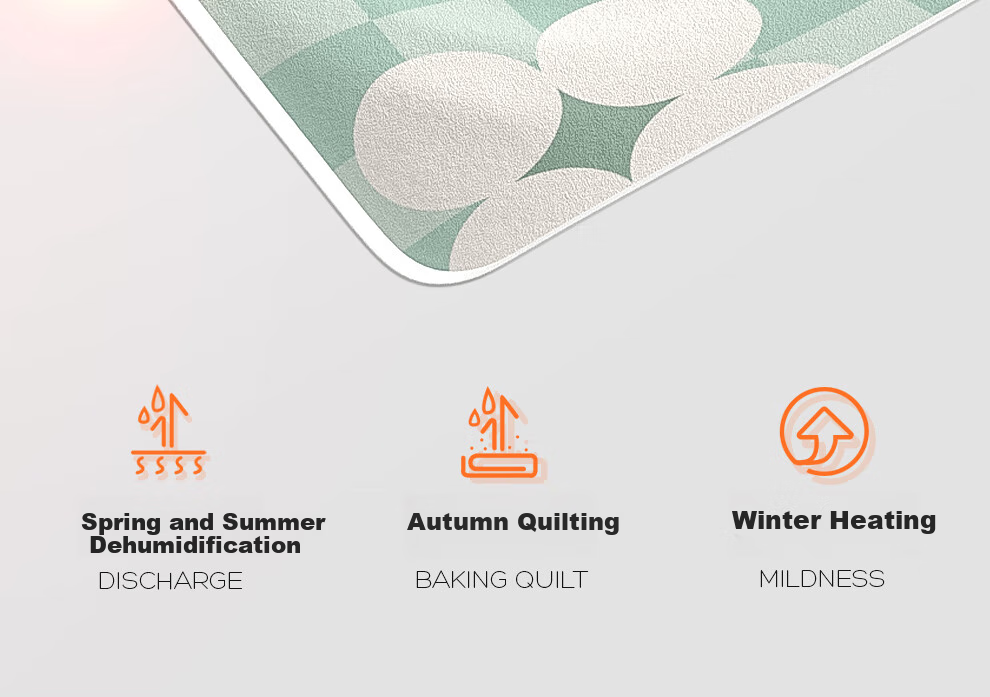 Caihongshenghuo [High Temperature Power-Off] Single-Person Single-Control Non-Woven Electric Heating Blanket Mattress Pad, 1.5*0.7 Meters, Suitable for Dormitory Use 16