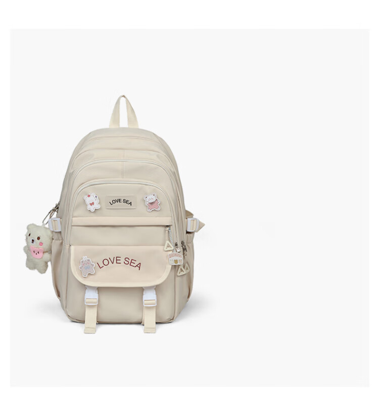 Aiqinghai Women's Backpack School Bag for Middle And High School Students, Large Capacity Commuter Backpack, Casual Lightweight Laptop Bag 8