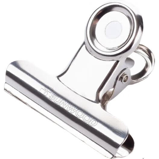 SUNWOOD 64mm Round Ticket Holder/long Tail Ticket Holder/long Tail Clip, 6 Pieces/bag, 2062