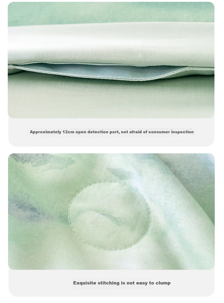 Ciyun Ice Soft Cooling Silk Summer Quilt, 100% Silk Washable Air Conditioning Comforter, 200*230cm, Qingqiu 18
