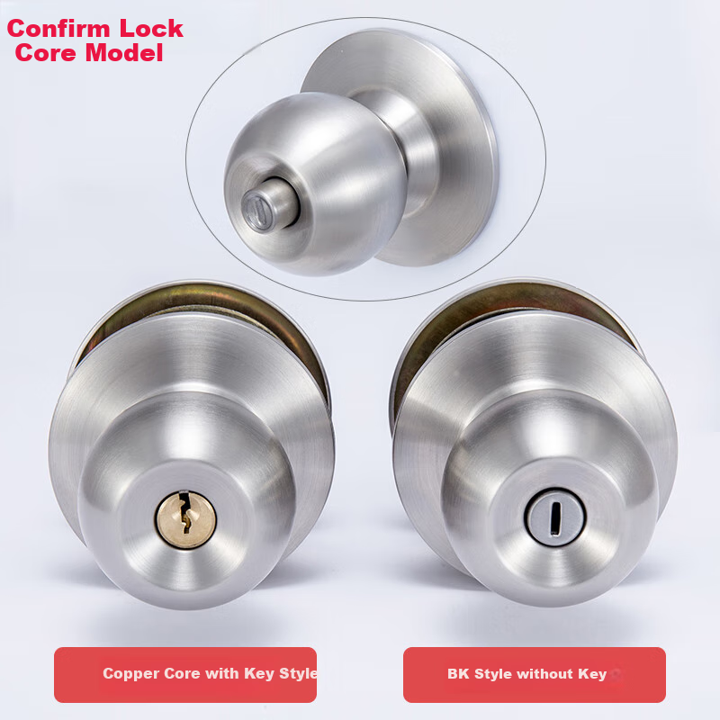 Chugong Spherical Lock Stainless Steel Door Lock Universal Model for Indoor Bedroom Wooden Doors Ball Lock with Double Latch 587 3