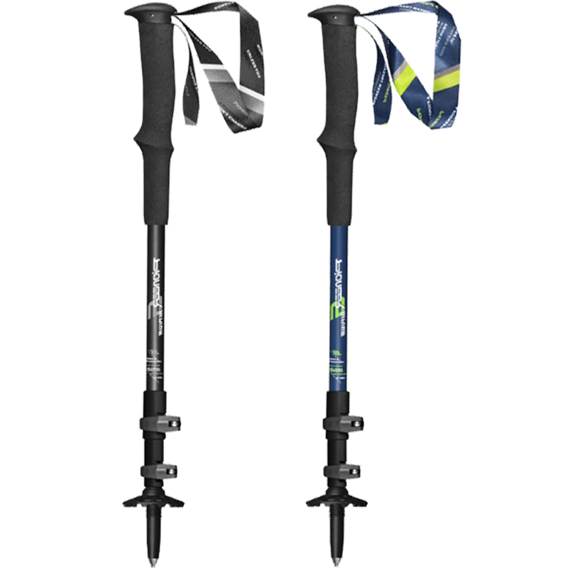 Pioneer Tianlangxing 5 Series Trekking Pole, 7075 Aluminum Alloy Cane, Children's Stick, Adult Universal Straight Handle, Gray
