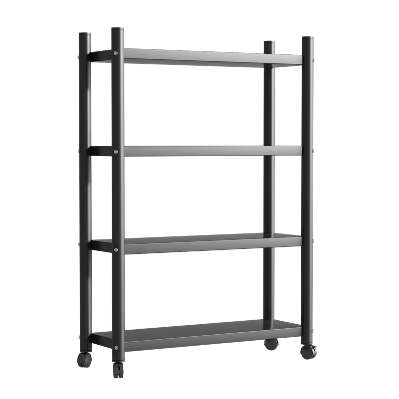 Anerya Kitchen Storage Rack, Floor-Standing Organizer Shelf, Microwave Oven Stand, Home Shelving Unit, Multi-Layer Storage Rack, Four-Tier 60cm