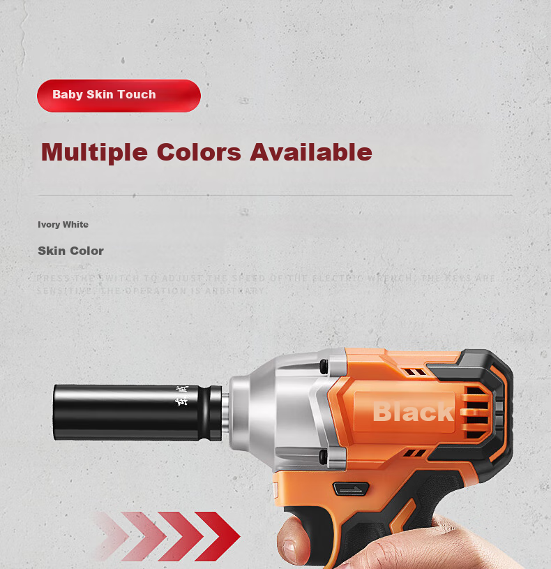 Dongcheng 20V Brushless Electric Wrench DCPB288 (HT), Industrial Impact Wrench, Electric Air Gun, Woodworking Socket Set 8