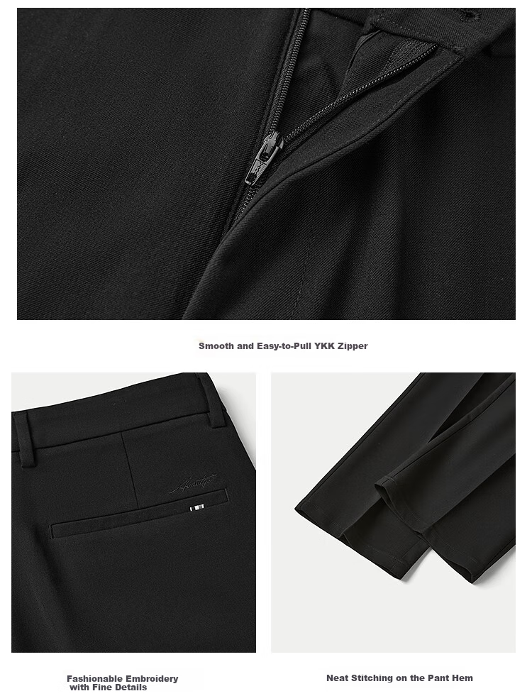 HLA Men's Dress Pants, Light Business Fashion Series, Comfortable Trousers for Men, Autumn Seaso 10