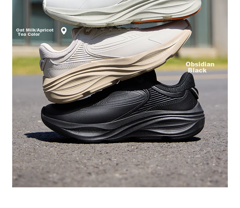 361° Men's Sports Shoes, Spring And Summer Rainy Day Commute Water-Resistant Thick-Soled Lightweight Jogging Shoes for Men, 672532228-2 20