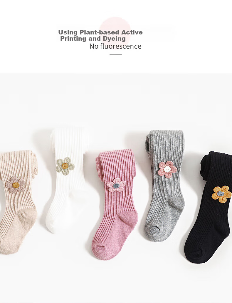 LangSha Baby Leggings for Spring And Autumn, Cotton Socks, Big PP Children's Outdoor Thin Style, Baby Onesie Stylish Girls' Tights 7