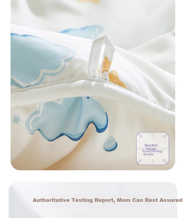 Luolaikids Quilt, Infant Class A Antibacterial Soybean Thickened Warm Winter Comforter, Kindergarten Blanket 150*215 13