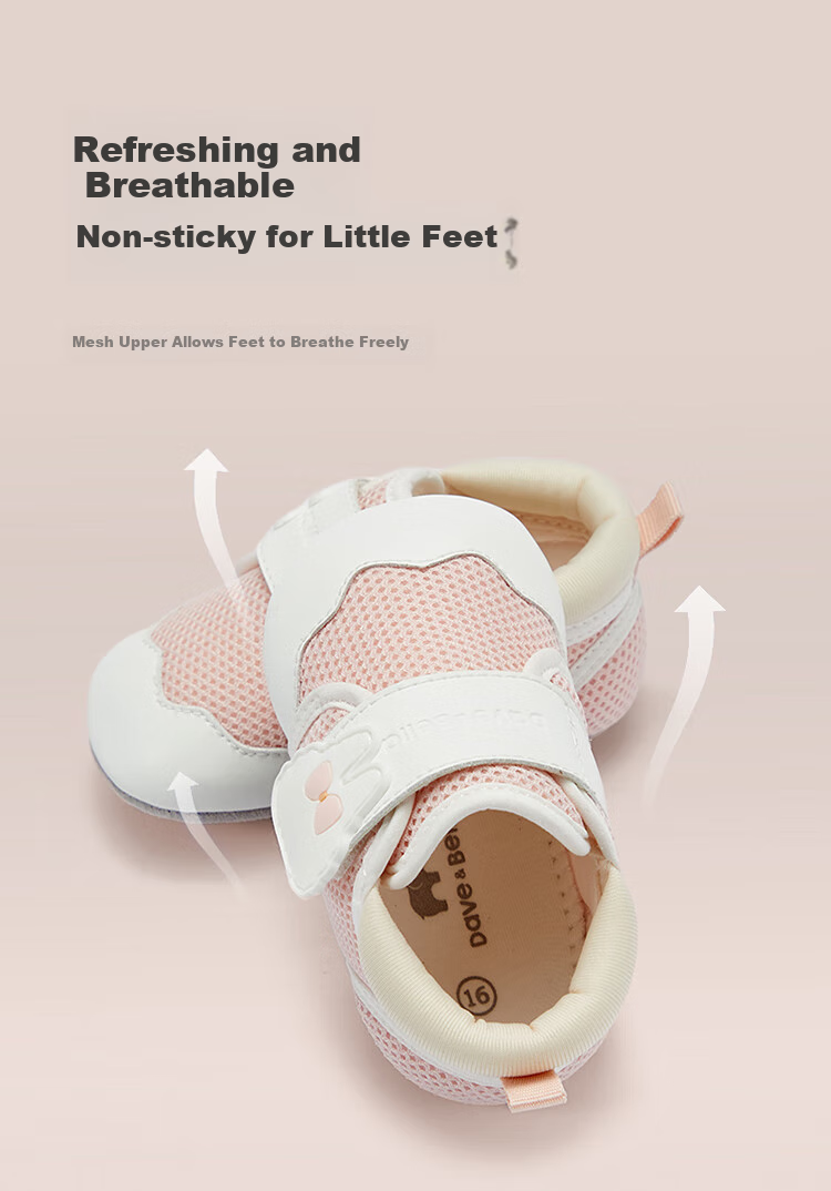 DAVE & BELLA Infant Pre-Walking Shoes Spring And Autumn Season Soft-Soled Shoes for Newborn Boys And Girls Indoor Shoes for Newborns 5