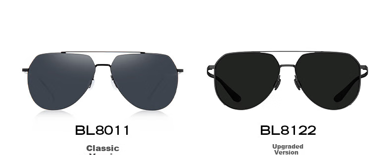 BOLON Sunglasses, Polarized Driving Fishing Sun Protection Glasses for Men, Toad-Shaped Glasses, Gift for Boyfriend, Trendy BL8122 D11 7