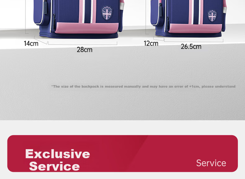 Jianqiaoshu Schoolbag for Primary School Girls, Children Grades 1-4, Spine-Protecting, Load-Reducing, Stylish, Large-Capacity Backpack, Purple-Pink, Small Size 21