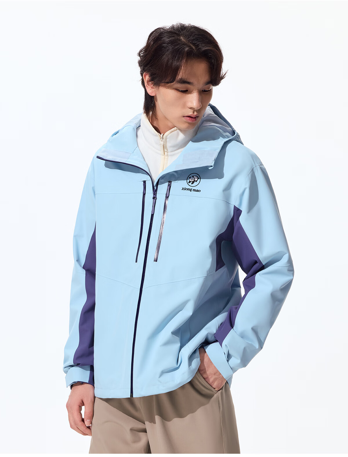 Xiongmao Zhang Yuxi Same Style [Tanyuezhe] Three-In Jacket for Women, Autumn And Winter Windproof Waterproof Mountaineering Coat for Me 24
