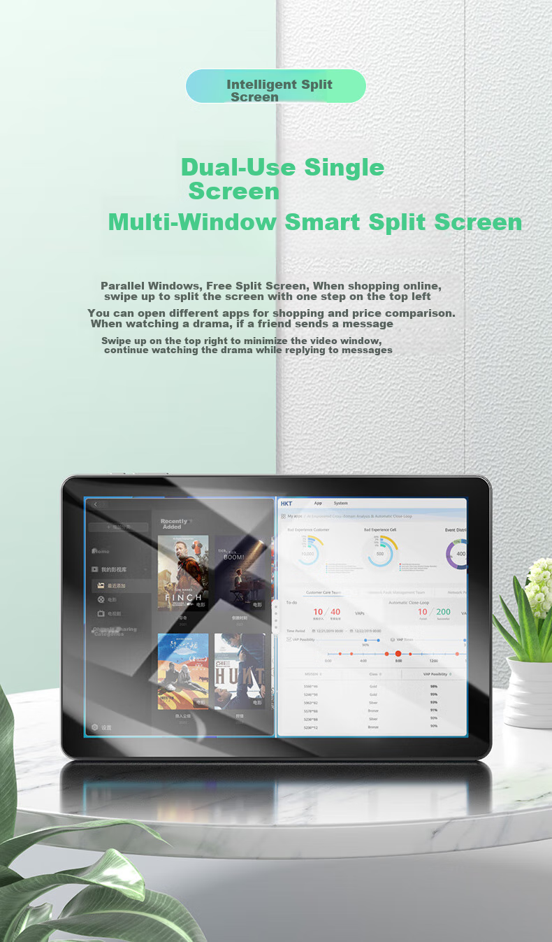 Acer Tablet, Pad 10.1-Inch, 4G All-Network Tablet, Octa-Core, 8GB+256GB, Silver, Hynix Laptop 11