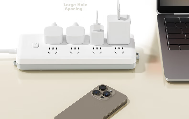 Etman Six-Outlet Home Power Strip / Office Power Bar / Desktop Power Strip / Extension Cord / Surge Protector / Power Board / Power Socket Extension Cable with Switch, 1.2 Meters, 6 Outlets 18