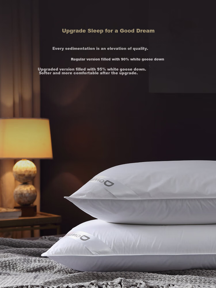 Downia Australian Pillow, Five-Star Hotel Upgraded Version, 95% White Goose Down Pillow Core, 48*74CM 5