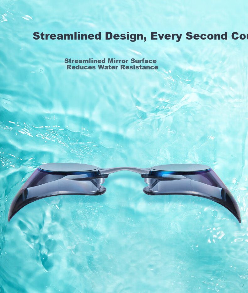 View Competition Swimming Goggles, Waterproof And Anti-Fog Coated, for Men And Women, Professional Swimming Race Small Shell V121VOY 4