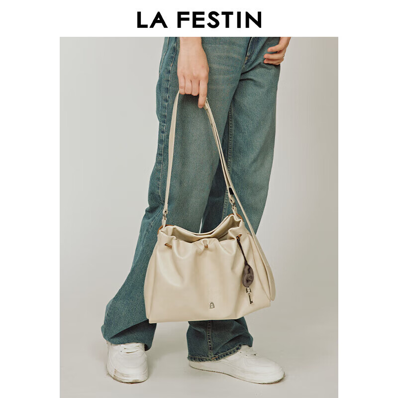 La Festin Top-Grain Leather Lucky Bag, 2026 New Commuter Women's Handbag, Tote Crossbody Hobo Bag, Birthday Gift for Wome