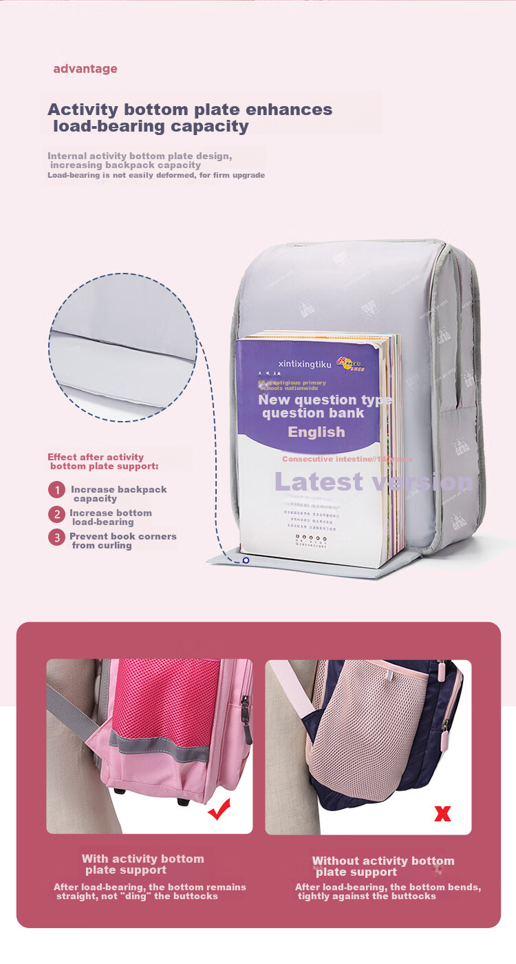 Dijiuchengbao Elementary School Backpack for Boys Grades 1-3 Large Capacity Spine-Protecting Lightweight Shoulder Bag for Girls And Childre 16