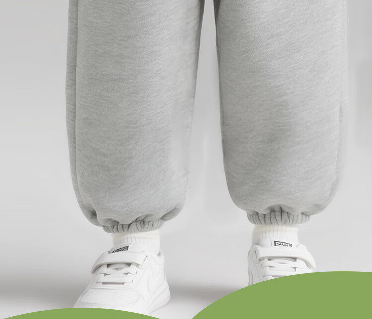 Badibadi Spring And Autumn Infant And Toddler Sweatpants, Unisex Casual Sports Trousers for Babies, Floral Gray, Blue Heppy, Size 120 3