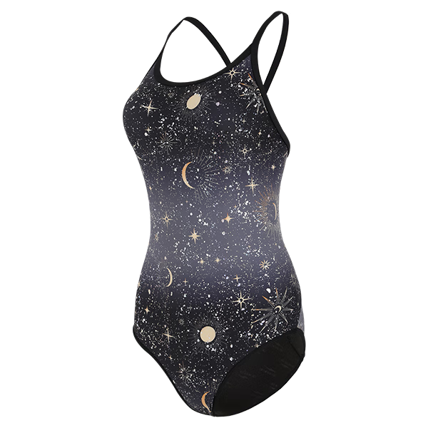 ERKE Women's Premium 2025 New One-Piece Triangle Racing Swimsuit Spa Swimwear