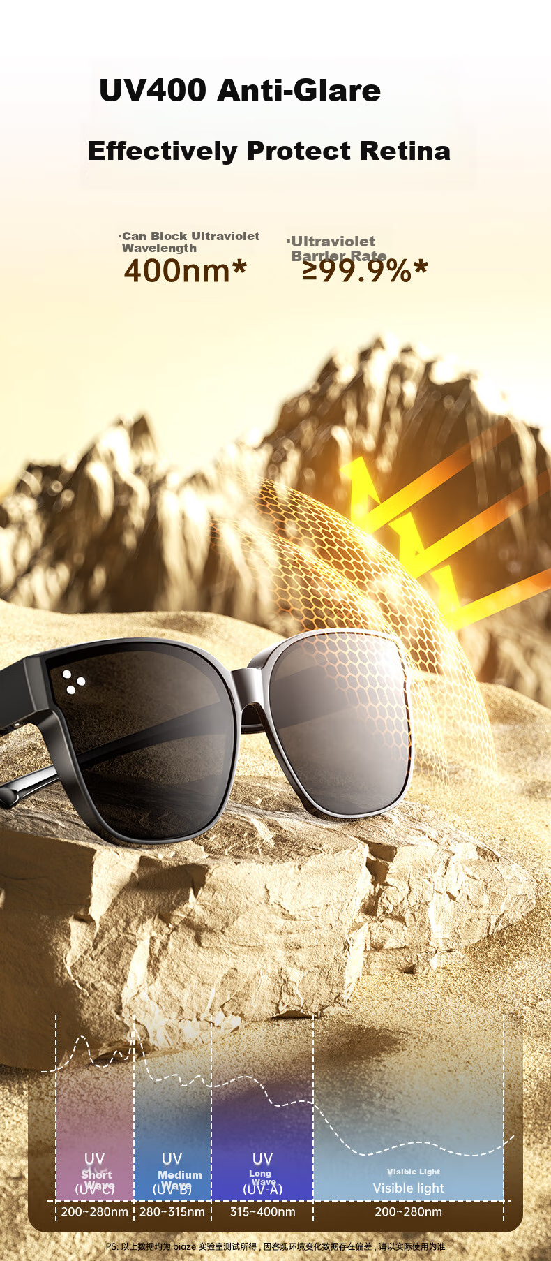 BIAZE Polarized Prescription Sunglasses Clip-On Night Vision Driving Glasses for Men and Women 5