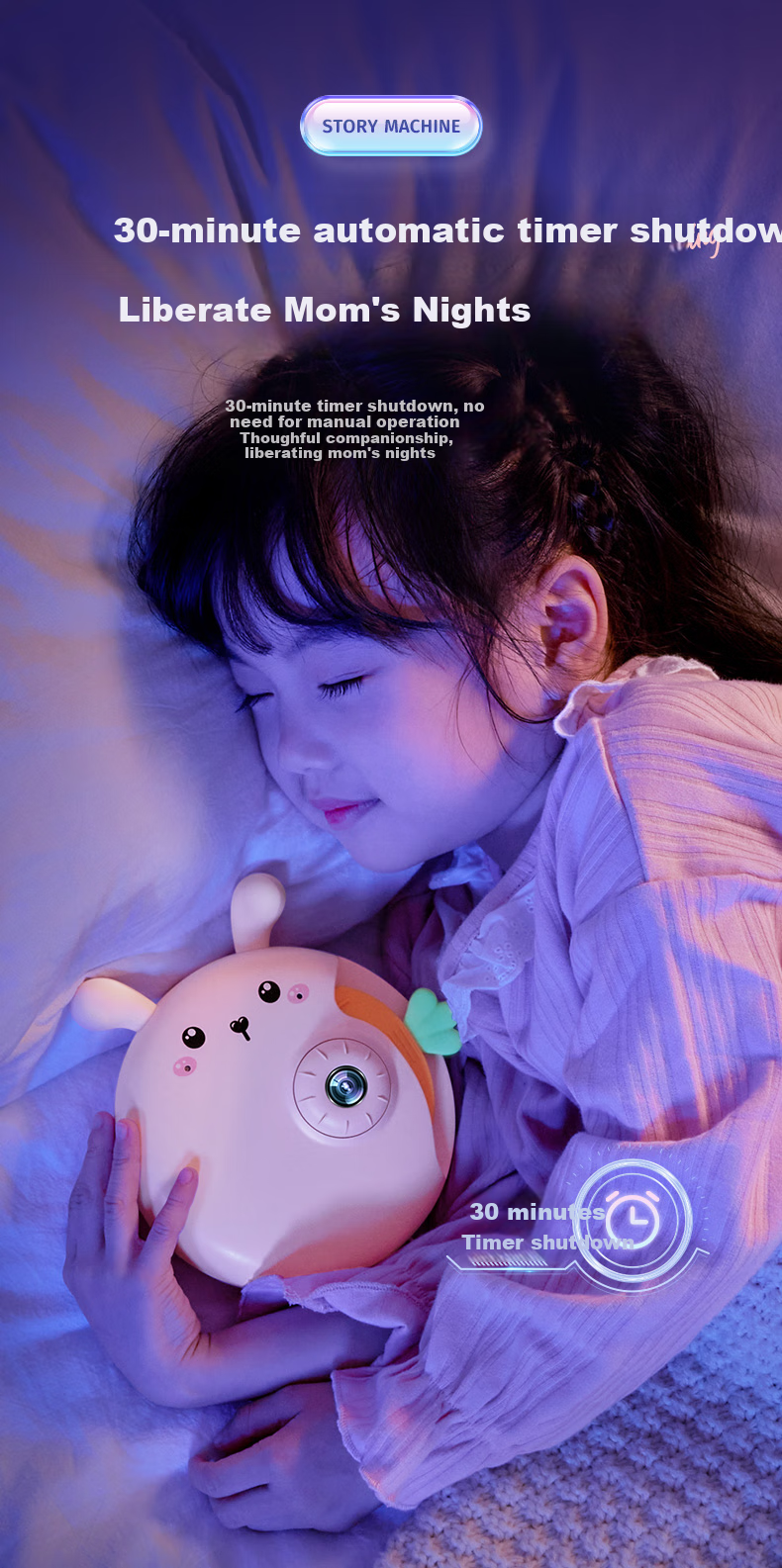 Kufire Children's Projector Story Machine, Birthday Gift for Girls Aged 3-6, Toy for Kids And Teens Aged 6-10, Present for Little Girls And Toddlers 18