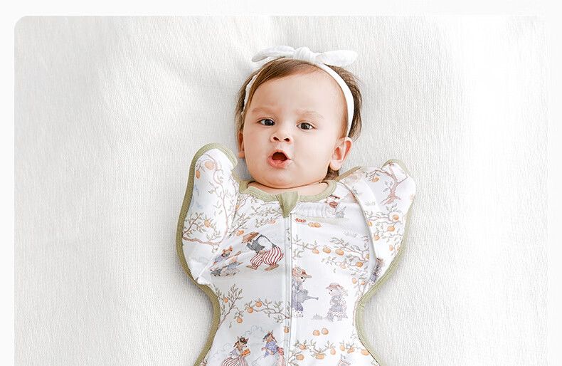 BUBBLE TREE Baby Anti-Startle Sleeping Bag Swaddle Sack for Newborns Infant Sleep Sack 14
