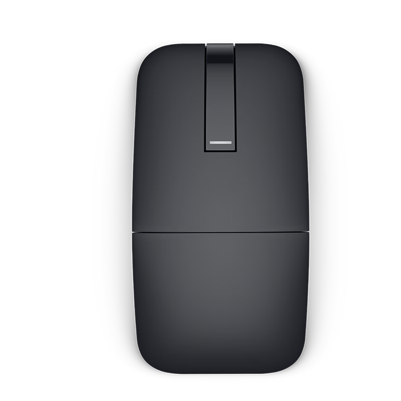 DELL MS700 Wireless Bluetooth Mouse, Home Symmetrical Mouse, Portable Mouse, Curved Rotating Smart Touch Wheel, Multi-Device Instant Connection And Disconnection, Black