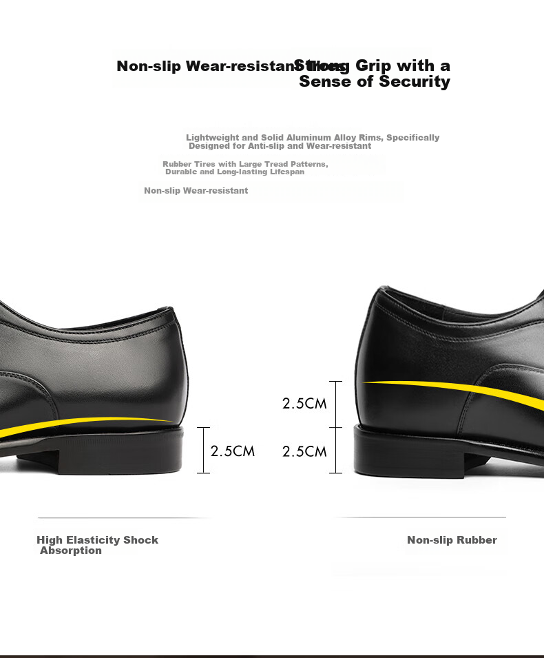 Belle Zhang Linghe Same Style Gentleman Business Formal Leather Shoes Gift Box Men's Shoes Cowhide Wedding Shoes 59736 Black-Pearl 40 11