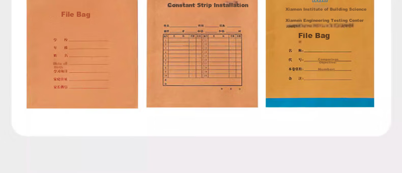 Yuzijian 20 A4 Thick 250g Kraft Paper File Folders, 12cm Side Width, Large Capacity for Bids And Contracts, Office Supplies 2335 11