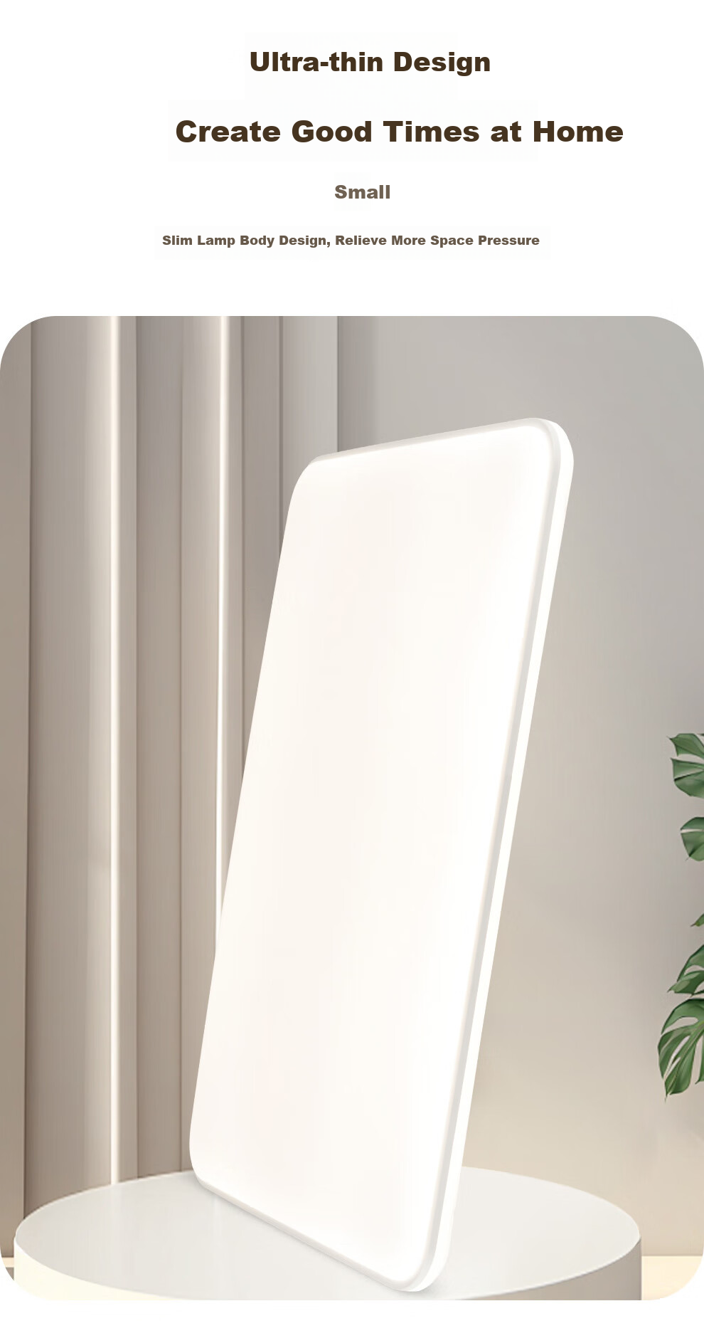 NVC Full Spectrum Eye Protection Ceiling Light, Simple Bedroom Lamp, Smart LED Lighting Fixture, Guangyu Y 5