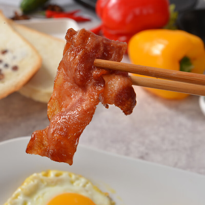 金锣经典培根肉片1斤猪肉培根三明治火锅早餐食材空气炸锅