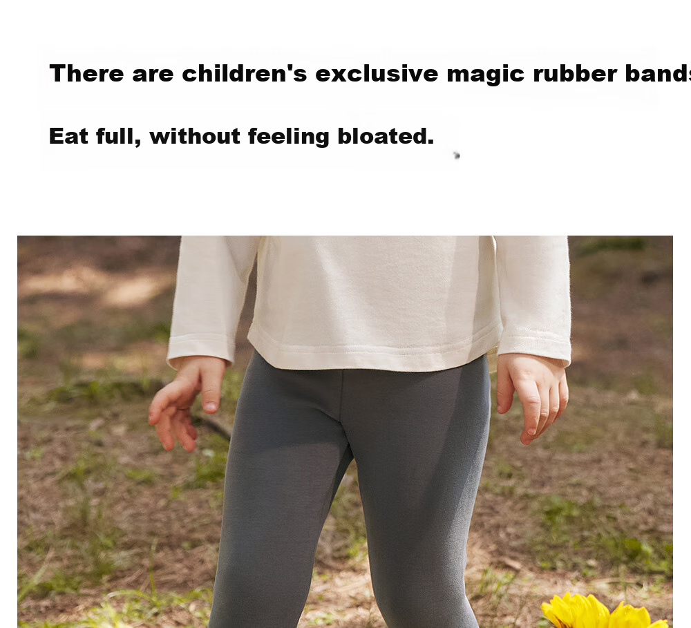 Beitaisi Girls' Pants, Spring And Autumn New Style Versatile Children's Breathable Trousers, Autumn Wear Baby High-Elastic Three-Quarter Length Leggings Socks 14