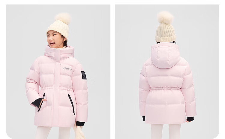BOSIDENG Off-Season Winter Duck Down Jacket 5A Antibacterial Thickened Hooded Coat for Men, Women, and Children 14