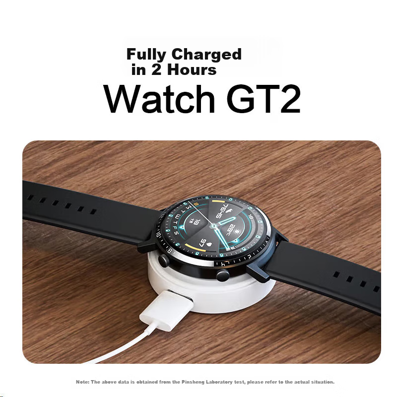 Pisen Magnetic Wireless Charging Stand Compatible with Huawei Watch GT/GT2/2e, Honor Magic2/GS Pro Watch, Charging Cable, Watch Accessories