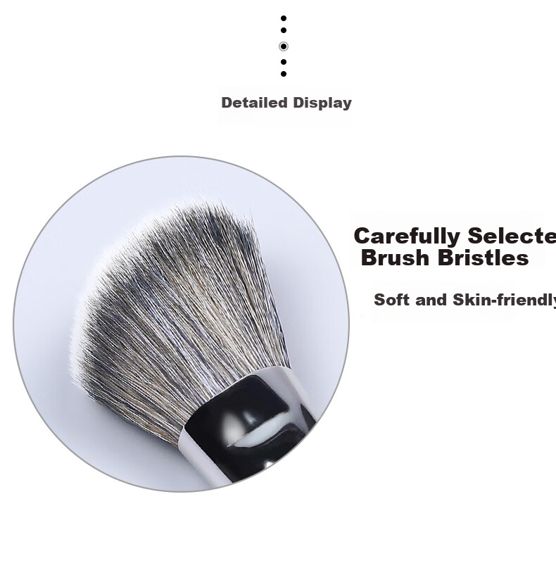 AOLANLA Master Series Angled Contour Brush, Multifunctional Blush, Highlighter, Side Shadow Makeup Brush for Face Contouring, with Dust Cover 5