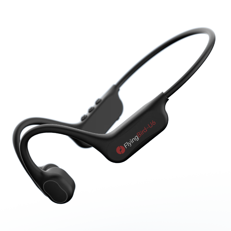 IGene 32GB Bone Conduction Bluetooth Earphones, 12-Hour Battery, Waterproof Sports Running Cycling Music MP3, Wireless Clip-On, Non-In-Ear, Compatible with Kugou