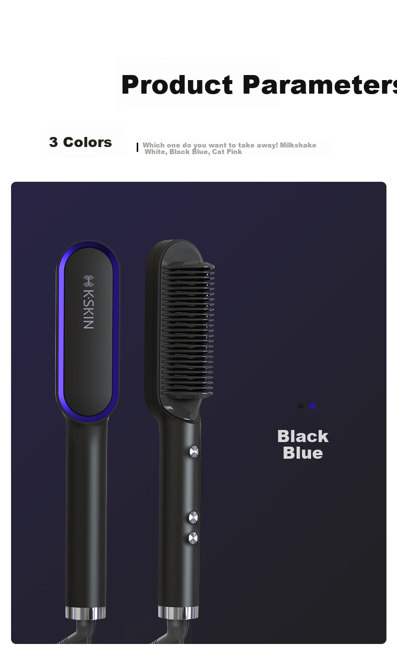 Jindao Hair Straightener with Clip, Inner Curling Iron, Flat Iron for High Crown, Frizz Control And Volume Styling, 30s Quick Heating, Constant Temperature Hair Protection KD380 White Portable National Day Gift Birthday Present 13