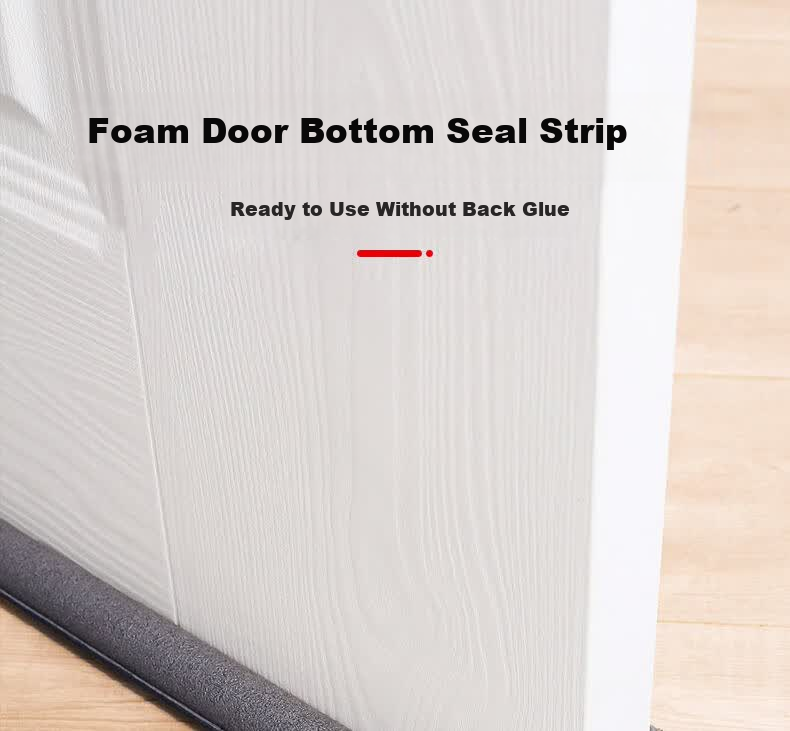 Cigeman Glass Door Seal Strip, H-Shaped Shower Room Water Barrier Strip, Bathroom Door And Window Soundproof Waterproof Rubber Strip 1