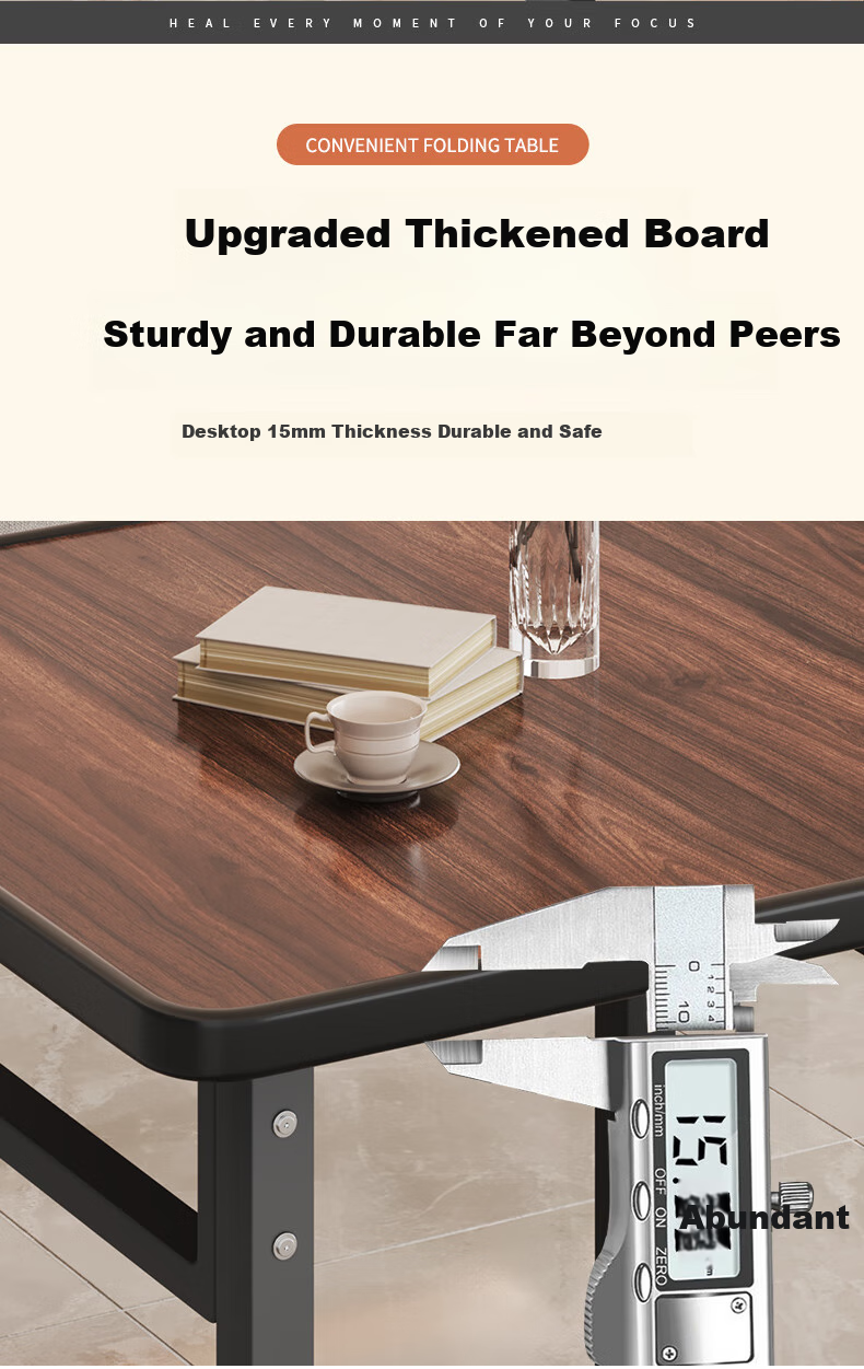 Zhuobo Dining Table, Home Dining Table, Side Table, Tea Table, Desk, Guandan Table, Study Table, Square Table, BZP6, Walnut Color, 60cm Wide 3