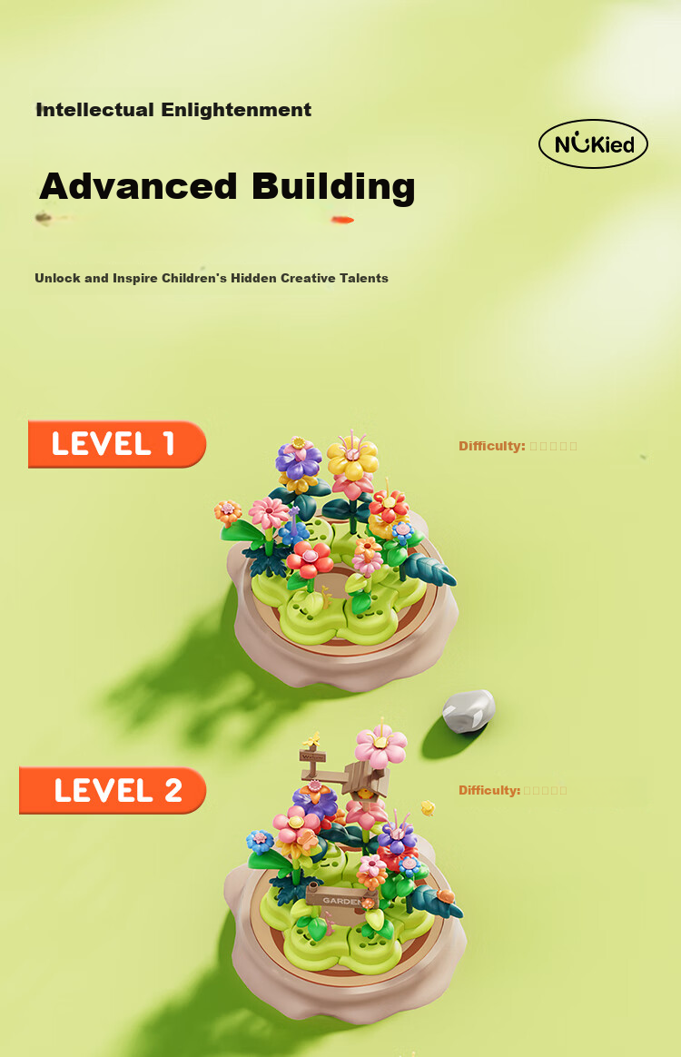 Niuqi Large Building Blocks Toy 3-6 Years Old 3D Creative Multi-Dimensional Soft Blocks Early Education Educational Gift 6