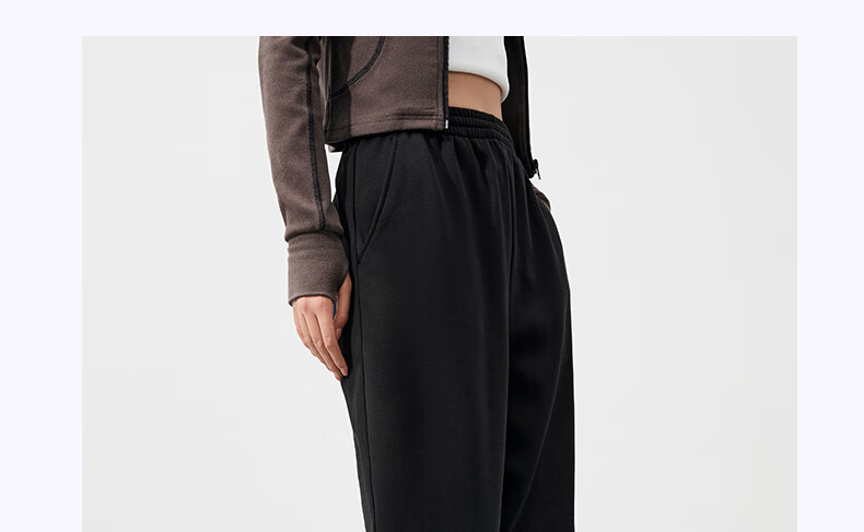 361° Women's Pants, Spring Loose Fit, Fleece-Lined, Elastic Ankle, Sweatpants, Long Trousers, Casual Pants for Women, 662534704-4 7