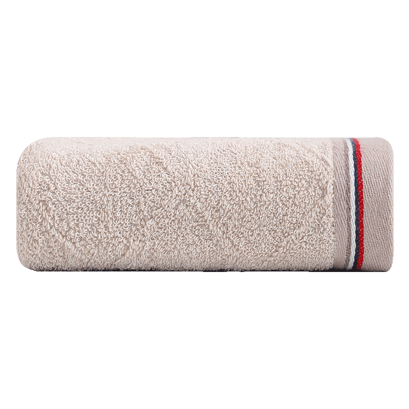 Jinhao Pure Cotton Towel A-Class 100% Cotton Adult Sports Face Towel Unisex Brown 1 Piece