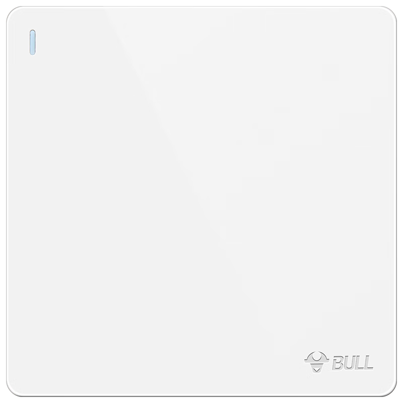 BULL Switch Socket G12 Series Single-Pole Switch Large Panel G12K111 Ivory White Concealed Installatio