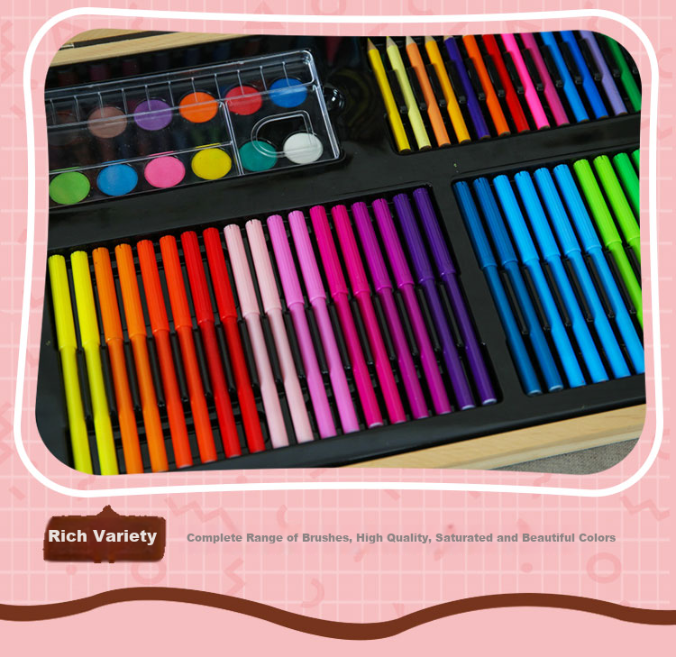 Ledi Children's Drawing Set for Boys And Girls, Educational Toys for Ages 3-6, Crayons And Watercolor Pens, Art Supplies, Birthday Gift 9
