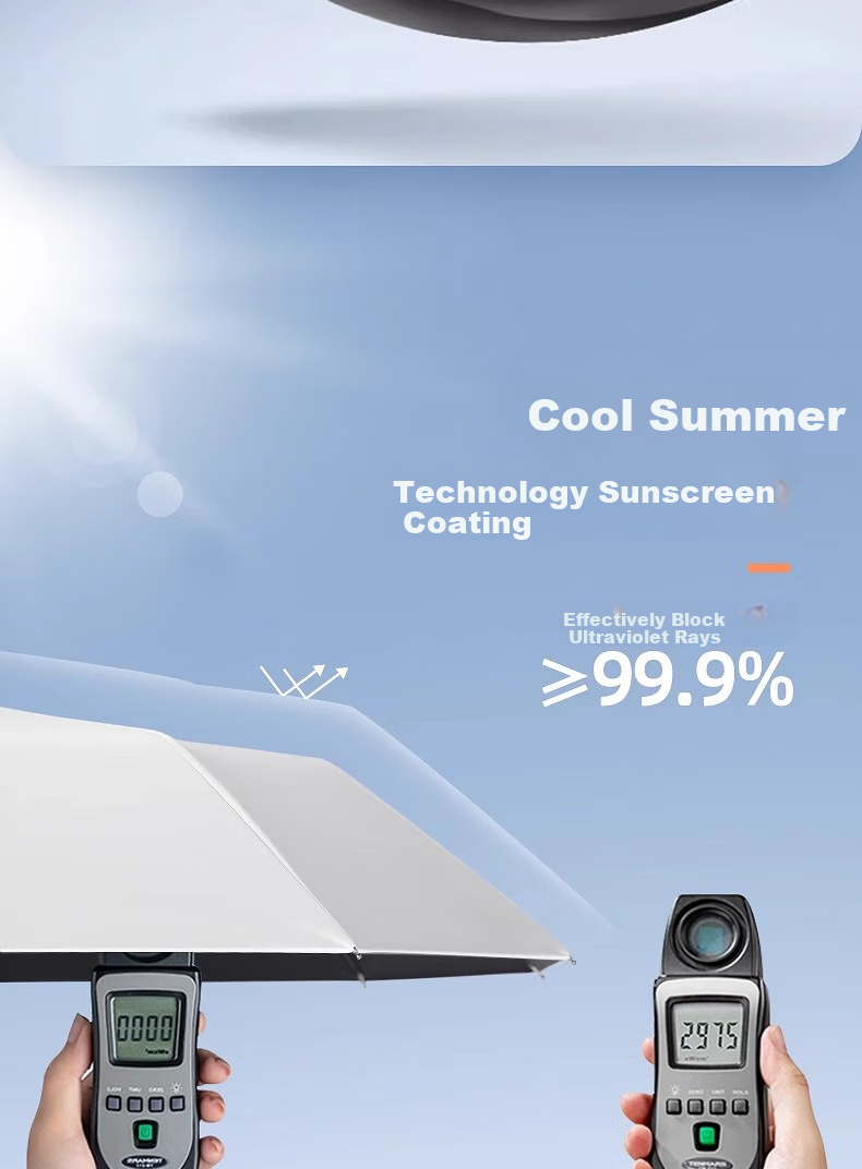 Beimei Portable Mini Sun Umbrella, Lightweight And Compact, UV Protection, Black Gel, Five-Fold, Rain And Shine Capsule Umbrella 9
