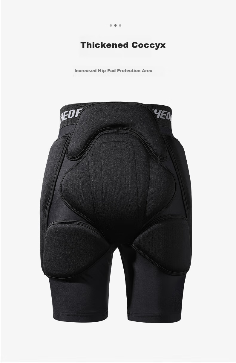 Flow Theory Children's Ski Protective Gear, Thickened Set with Hip And Knee Pads, Anti-Fall Ski Board, Children's Sports Protective Equipment, Single And Double Board Protective Gear 9