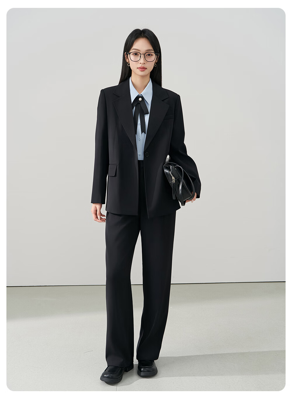 Miss Bird Women's Suit Set Professional High-End Interview Formal Workwear Blazer 4