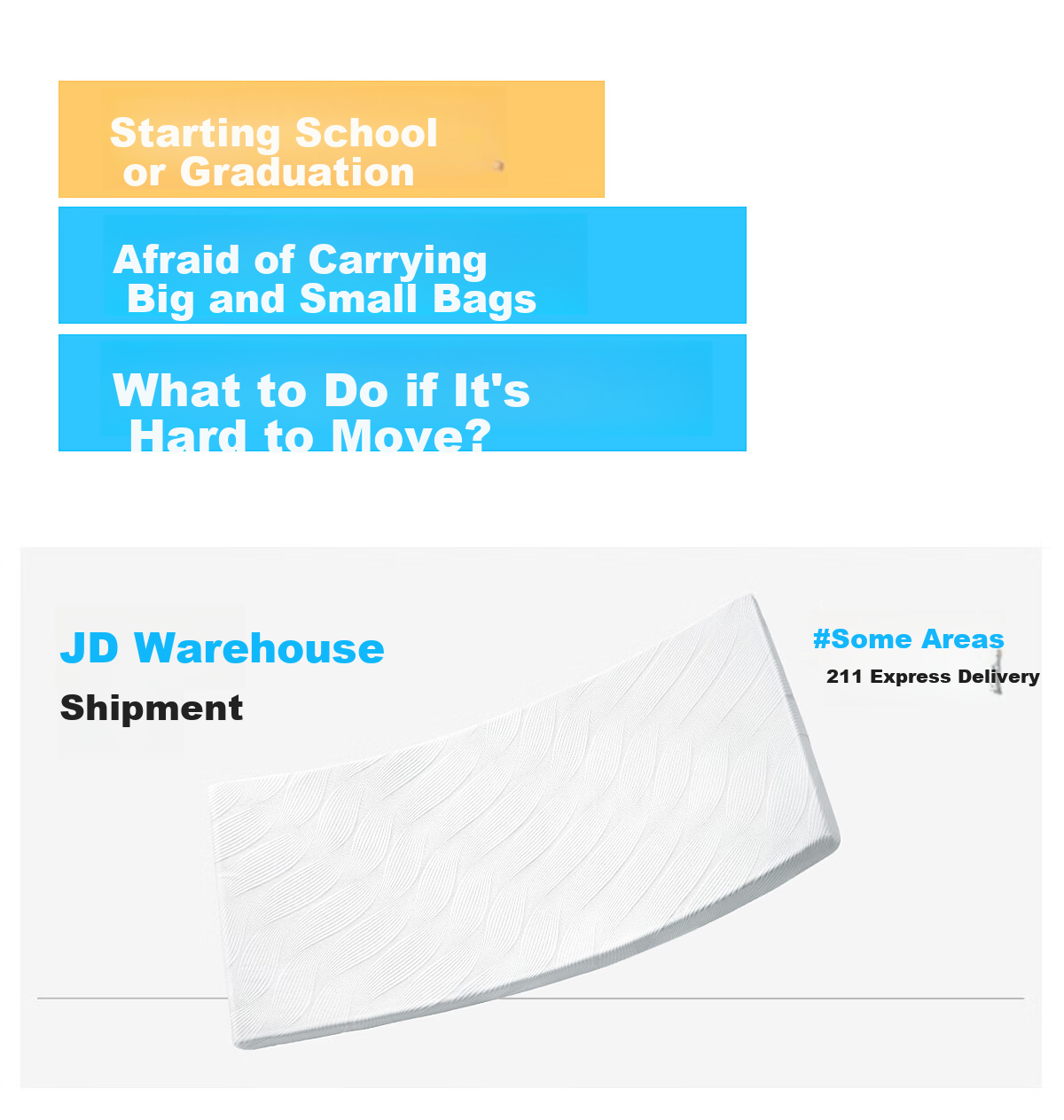 MLILY Student Dormitory Mattress, Memory Foam Bed Pad, Single Tatami Mat, Zero Pressure Soft Thin Mattress, 0.9*1.9m 22
